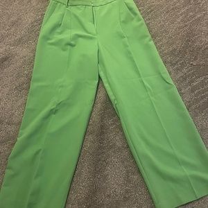 Green zara pants